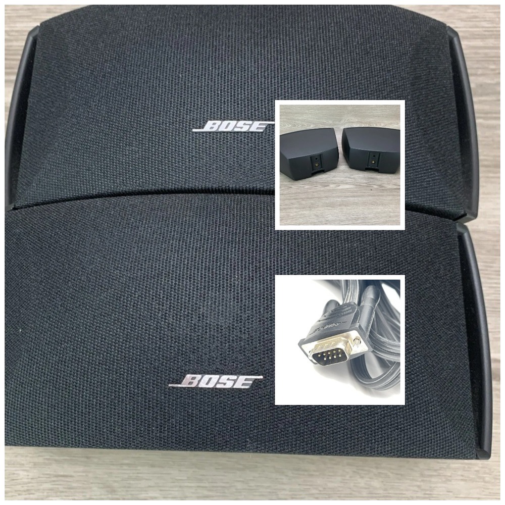 Bose CineMate Series II Pair Gemstone Speakers with Cables 318638 Very Nice